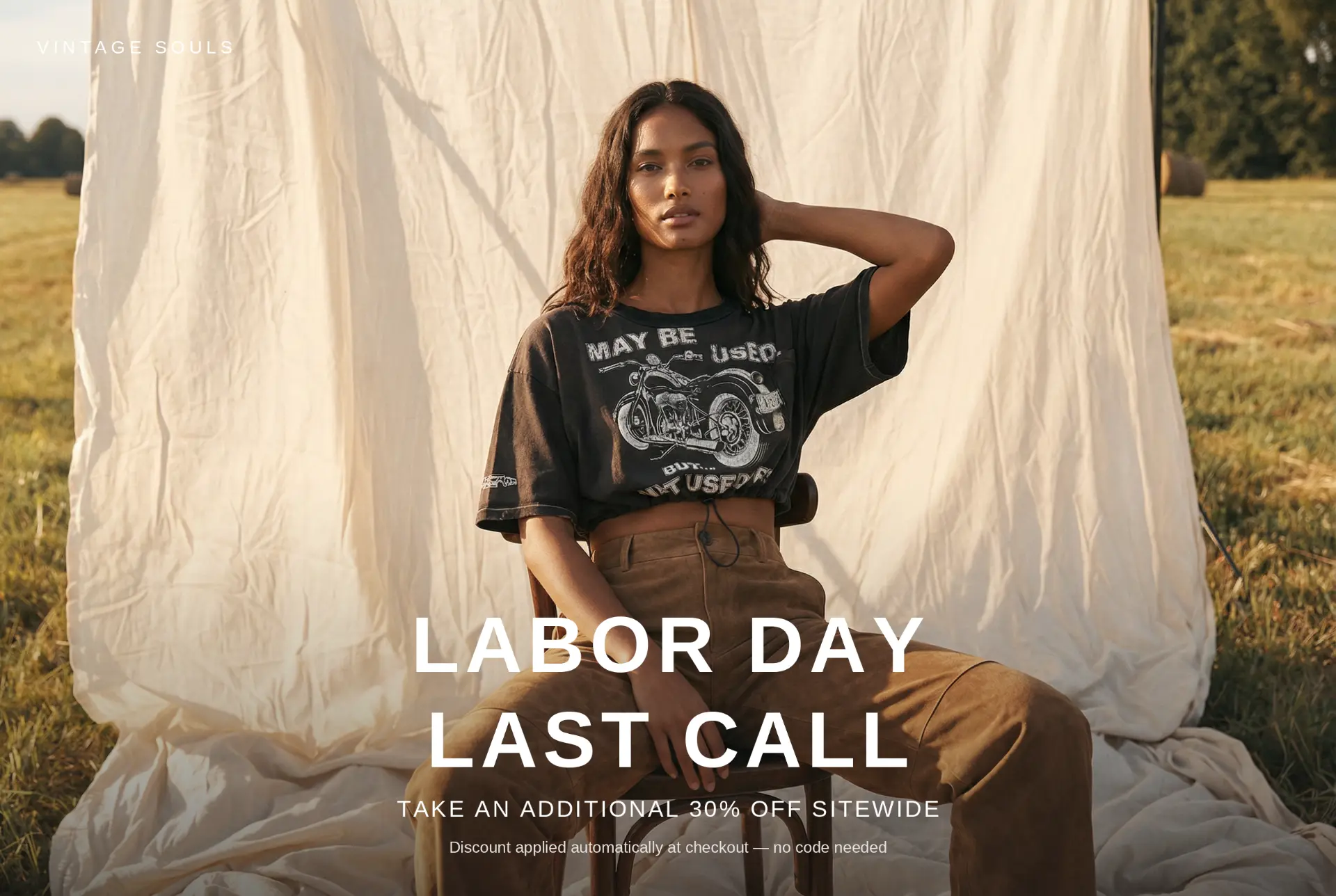 Labor Day Last Call — take an additional 30% off sitewide