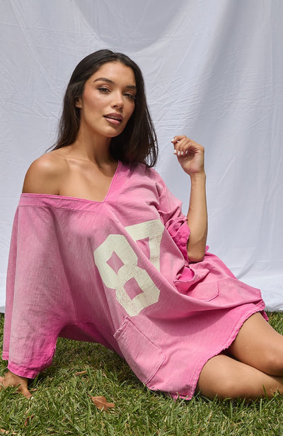'87 Tunic - Rose Pink