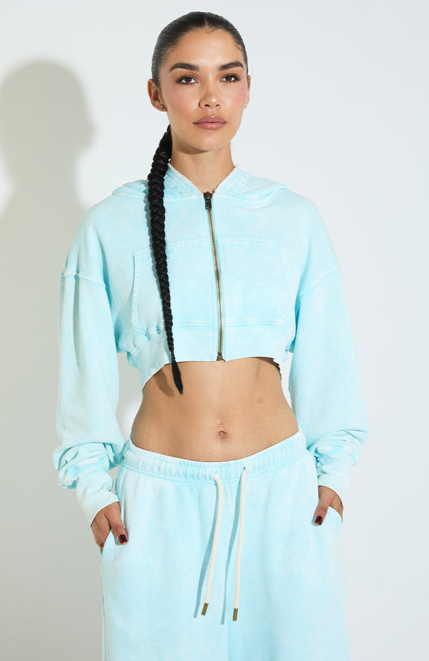 【タグ有】CROPPED HALF ZIP SWEAT COLOR:ECRU CROPPED HALF-ZIP SWEATSHIRT – ÉTERNE