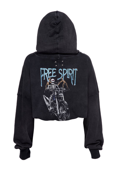 Free Spirit Flash Dance Hoodie | Vintage Souls